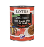 Lotus Natural Pet Food Lotus Just Juicy Canned Dog Food | Grain Free Beef Shank Stew 12.5 oz CASE/12