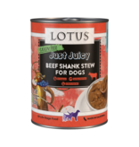 Lotus Natural Pet Food Lotus Just Juicy Canned Dog Food | Grain Free Beef Shank Stew 12.5 oz single