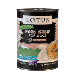 Lotus Natural Pet Food Lotus Just Juicy Canned Dog Food | Grain Free Pork Stew 12.5 oz single