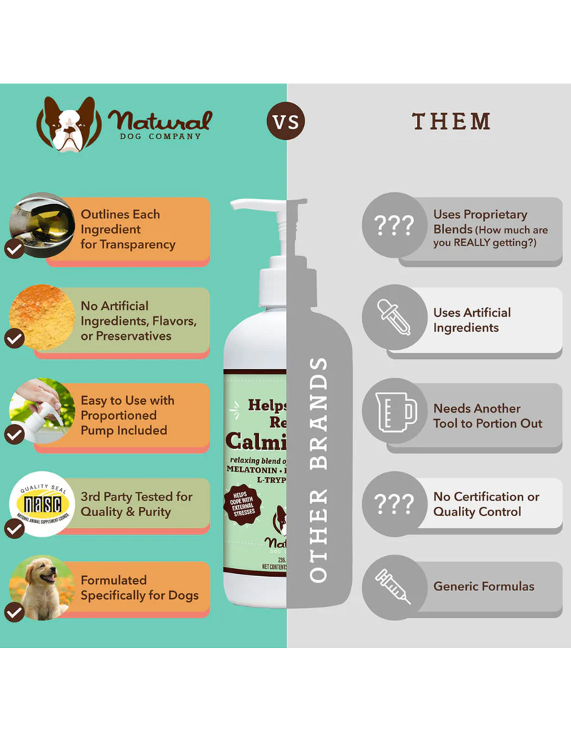 Natural Dog Company Zz Natural Dog Company Supplements | Calming Oil with Chamomile 16 oz