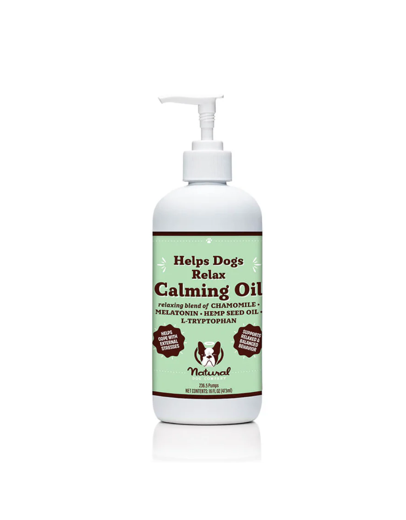 Natural Dog Company Natural Dog Company Supplements | Calming Oil with Chamomile 16 oz