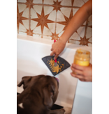 Messy Mutts Messy Mutts Silicone Lick Mat | Triangle Grey