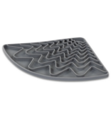 Messy Mutts Messy Mutts Silicone Lick Mat | Triangle Grey