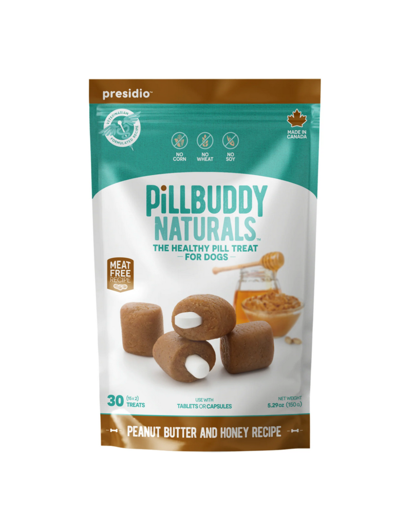 Presidio Natural Pet Co Presidio Pill Buddy Naturals | Peanut Butter and Honey 90 ct