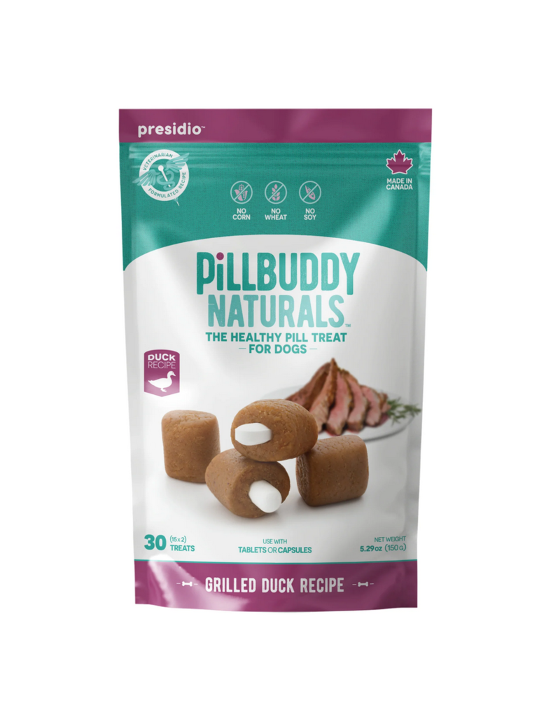 Presidio Natural Pet Co Presidio Pill Buddy Naturals | Grilled Duck 90 ct