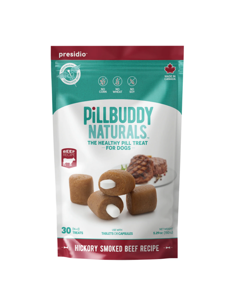 Presidio Natural Pet Co Presidio Pill Buddy Naturals | Hickory Smoked Beef 30 ct