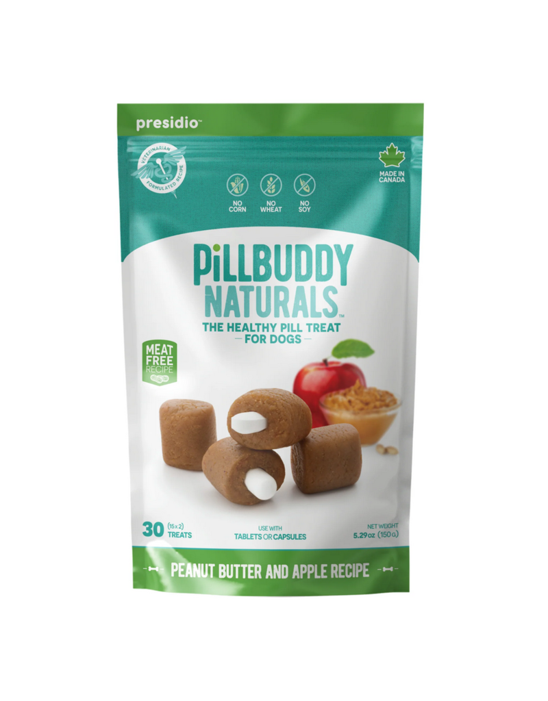 Presidio Natural Pet Co Presidio Pill Buddy Naturals | Peanut Butter and Apple 30 ct
