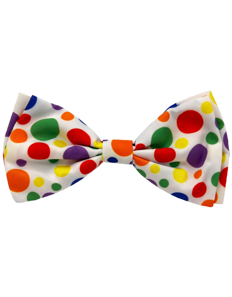 Huxley & Kent Huxley & Kent Bow Tie | Happy Barkday Dots Large