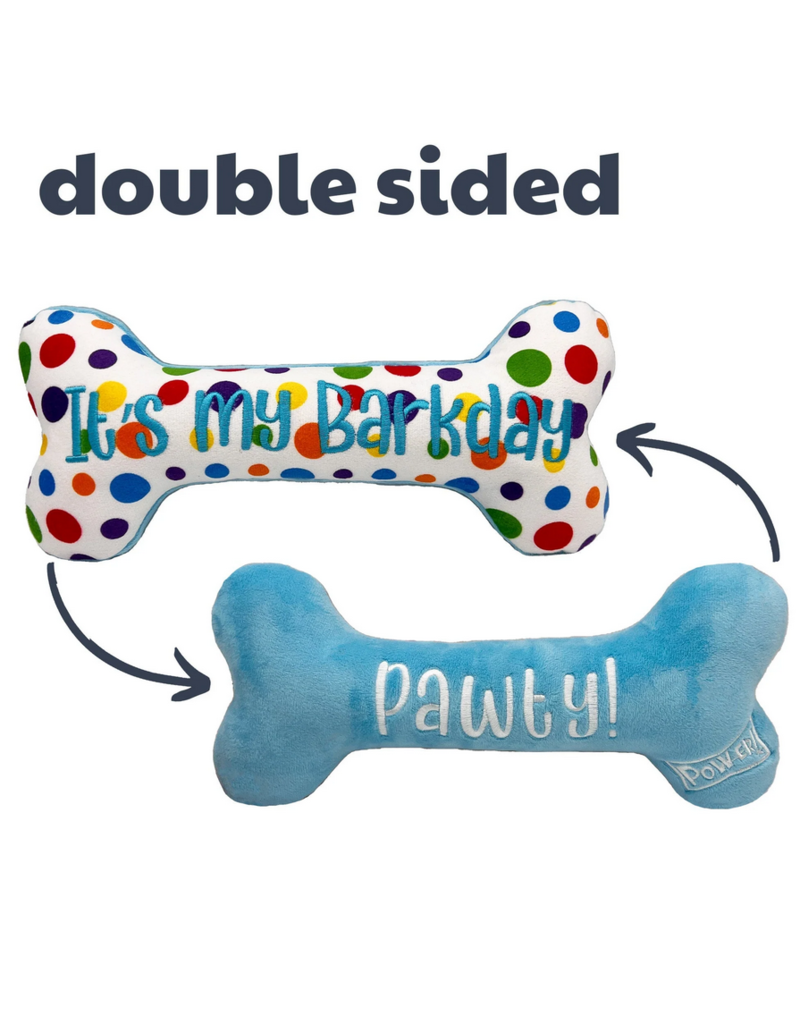 Huxley & Kent Huxley & Kent Birthday Dog Toys | It's My Barkday Bone Large