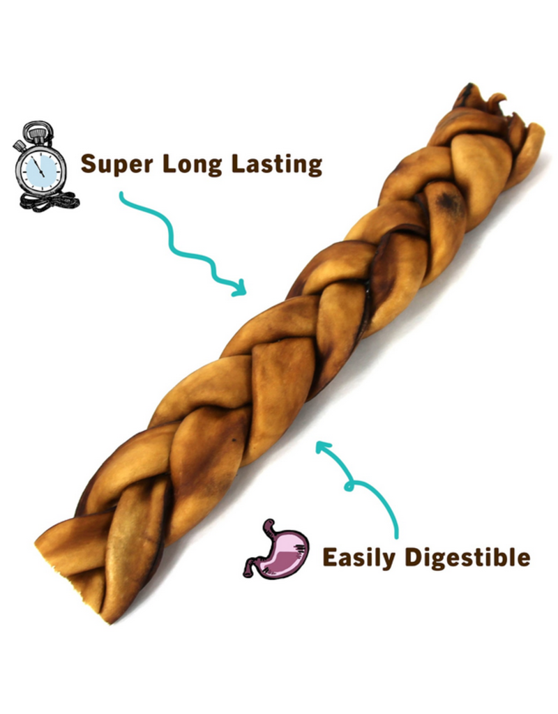 Tuesday's Natural Dog Company Tuesday's Natural Dog Company Dog Chews | Collagen Jumbo Braided 12" single