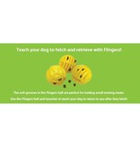 Flingerz Flingerz Dog Toys | Yellow & Glow Ball 2 pk