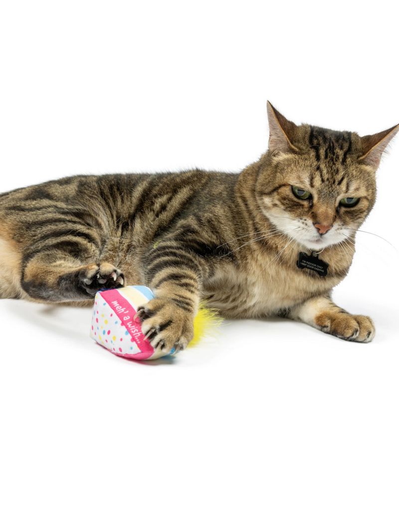 Huxley & Kent Huxley & Kent Birthday Cat Toys | Meh' A Wish Cake Slice