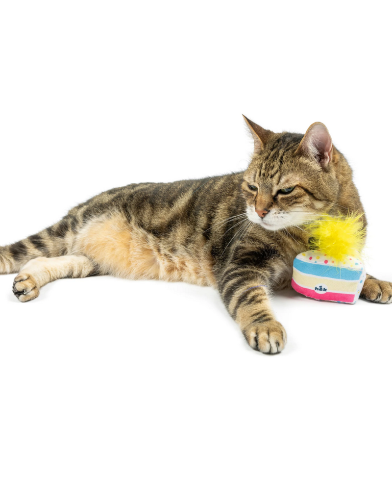 Huxley & Kent Huxley & Kent Birthday Cat Toys | Meh' A Wish Cake Slice