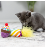 Huxley & Kent Huxley & Kent Birthday Cat Toys | MeWow Cupcake & Candle 2 Pack