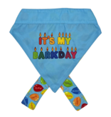 Huxley & Kent Huxley & Kent Bandana | Reversible Party Time 2.0 Blue Small