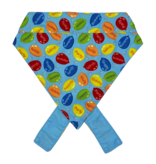 Huxley & Kent Huxley & Kent Bandana | Reversible Party Time 2.0 Blue Small