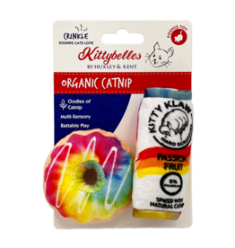 Huxley & Kent Huxley & Kent Kittybelles Cat Toys | Pride Donut & Kitty Klaw Passion Fruit 2 Pack
