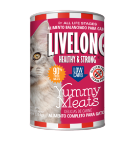 Livelong LiveLong Canned Cat Food | Yummy Meats - Lamb, Venison, Pork 12.5 oz single