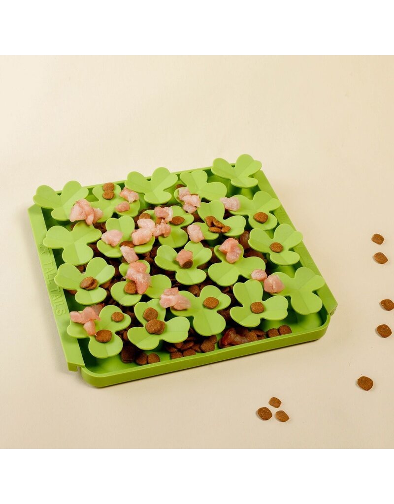 Tall Tails Tall Tails Foraging Mat | Green Spring Clover 8.5 in/1 Cup