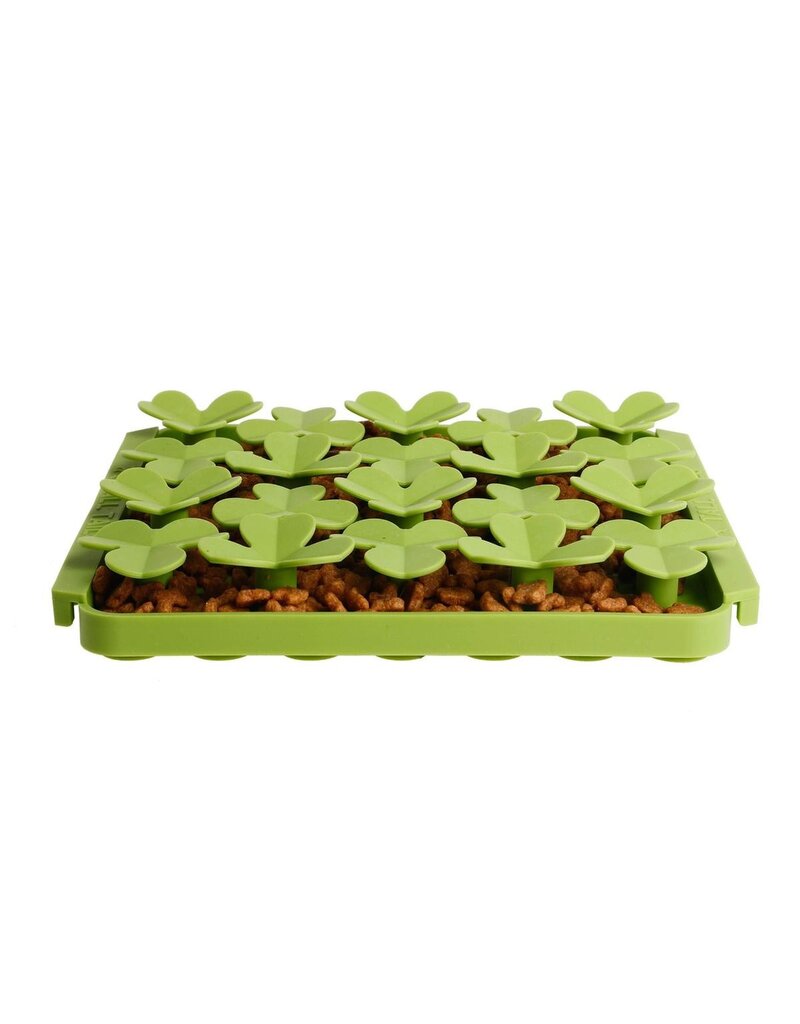 Tall Tails Tall Tails Foraging Mat | Green Spring Clover 8.5 in/1 Cup