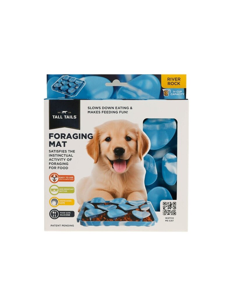 Tall Tails Tall Tails Foraging Mat | Blue River Rock 8.5 in/1 Cup