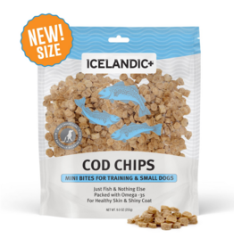 IcelandicPLUS Icelandic+ Dog Treats | Cod Fish Chips Mini 9 oz