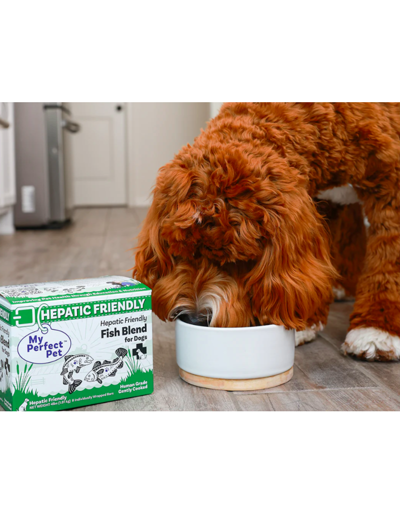 My Perfect Pet My Perfect Pet Gently Cooked Dog Food | Hepatic Friendly Fish Blend 4 lb (*Frozen Products for Local Delivery or In-Store Pickup Only. *)