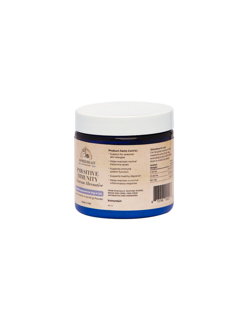 Adored Beast Apothecary Adored Beast Apothecary | Pawsitive Immunity Colostrum Alternative 40 g