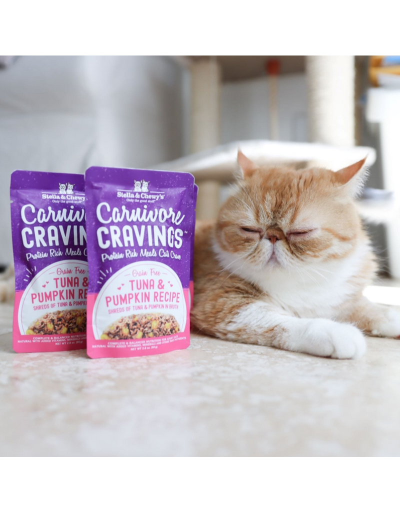 Stella & Chewy's Stella & Chewy's Carnivore Cravings Savory Shreds | Tuna & Pumpkin Pouch 2.8 oz single