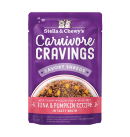 Stella & Chewy's Stella & Chewy's Carnivore Cravings Savory Shreds | Tuna & Pumpkin Pouch 2.8 oz single