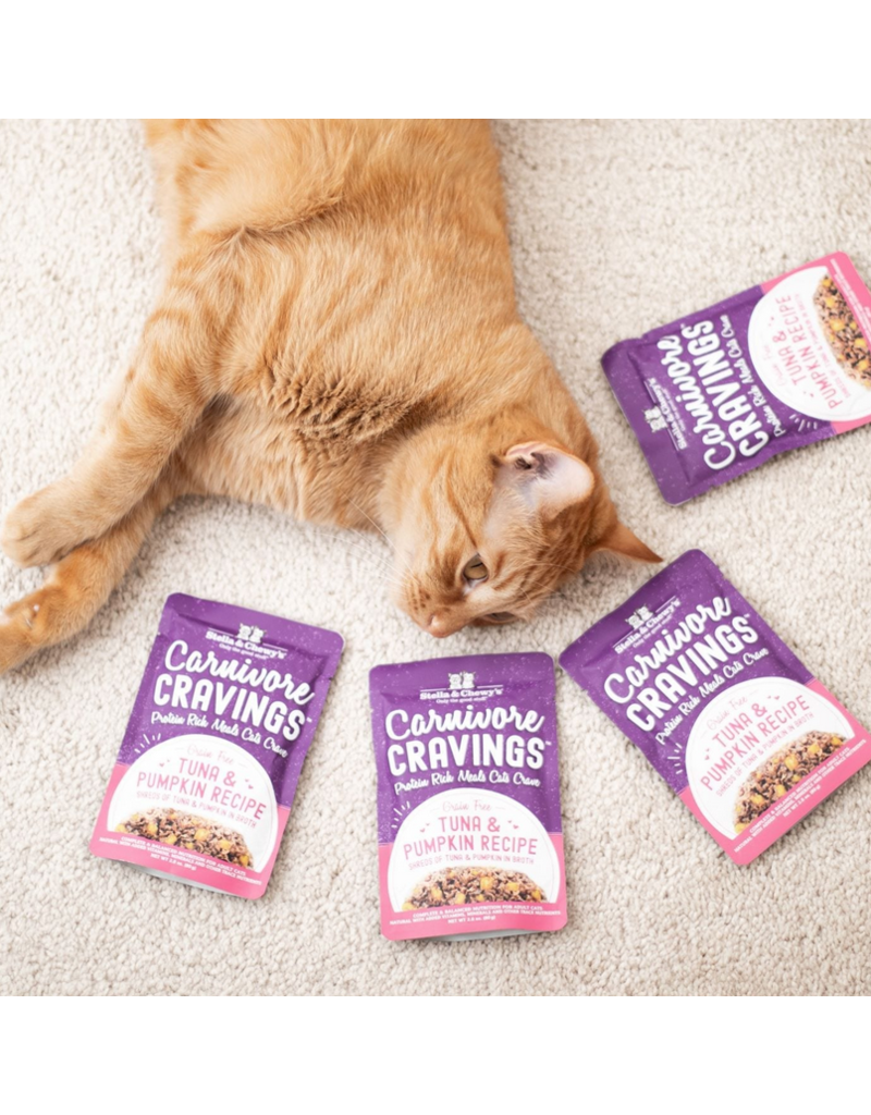 Stella & Chewy's Stella & Chewy's Carnivore Cravings Savory Shreds | Tuna & Pumpkin Pouch 2.8 oz CASE/24