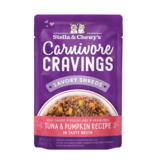 Stella & Chewy's Stella & Chewy's Carnivore Cravings Savory Shreds | Tuna & Pumpkin Pouch 2.8 oz CASE/24