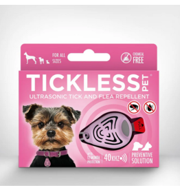 TicklessUSA Tickless Pet | Chemical Free Ultrasonic Tick & Flea Repellent Pink