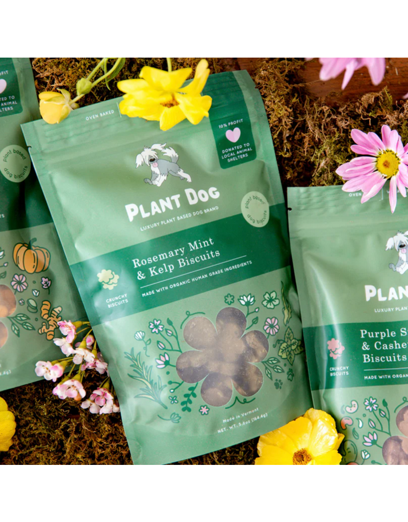 Plant Dog LLC Plant Dog Treats | Rosemary, Mint, & Kelp Biscuits 5.8 oz