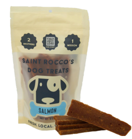 Saint Rocco's Treats Saint Rocco Dog Treats | Salmon Jerky 8 oz