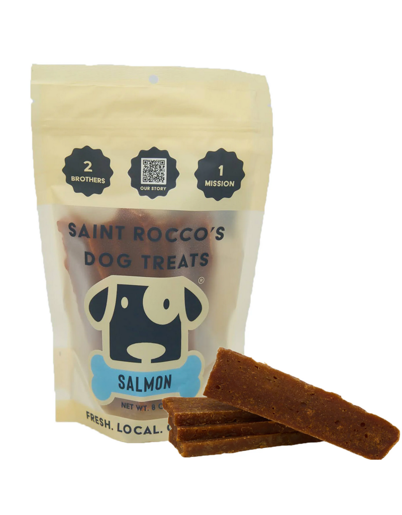 Saint Rocco's Treats Saint Rocco Dog Treats | Salmon Jerky 8 oz