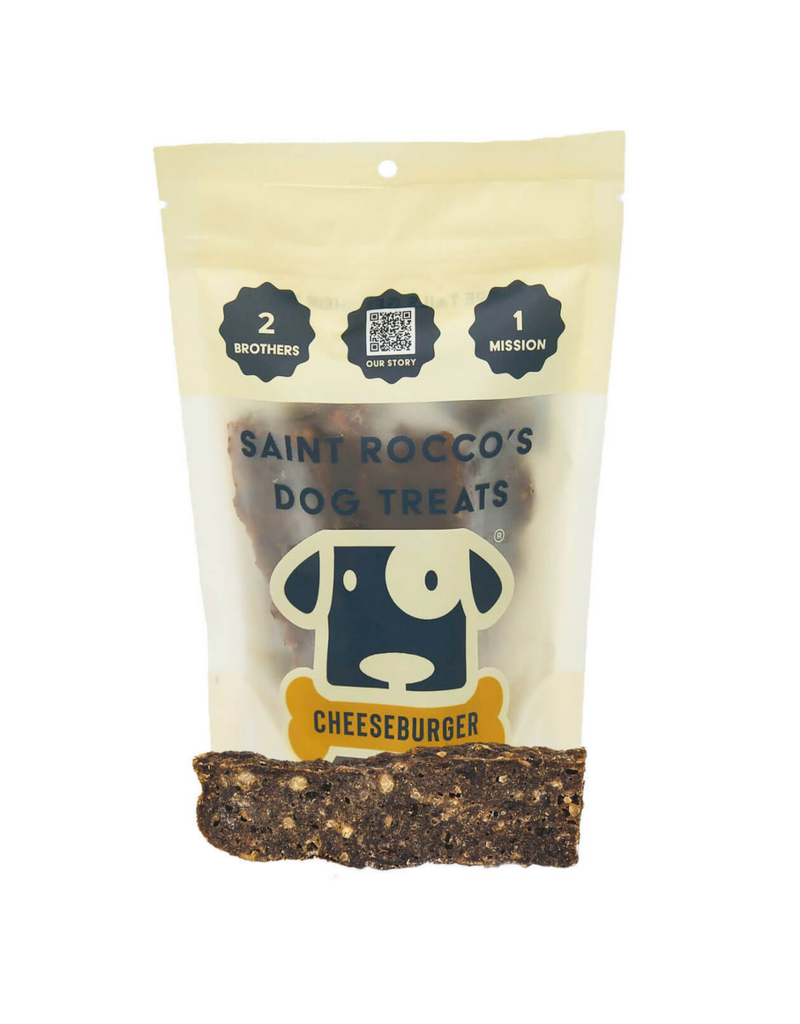 Saint Rocco's Treats Saint Rocco Dog Treats | Cheeseburger Jerky 8 oz