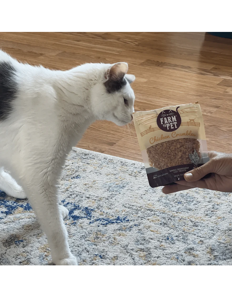 Farm to Pet Farm to Pet Cat Treats | Chicken Crumbles 3 oz