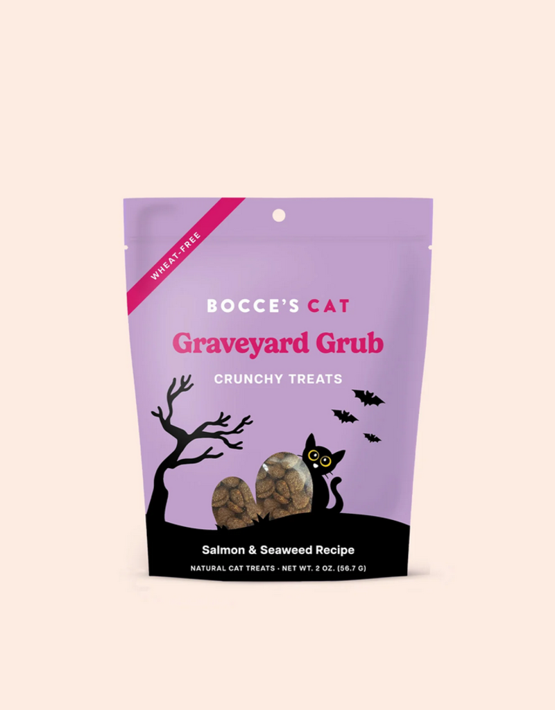 Bocce's Bakery Bocce's Bakery Halloween | Graveyard Grub Salmon Cat Treats 2 oz