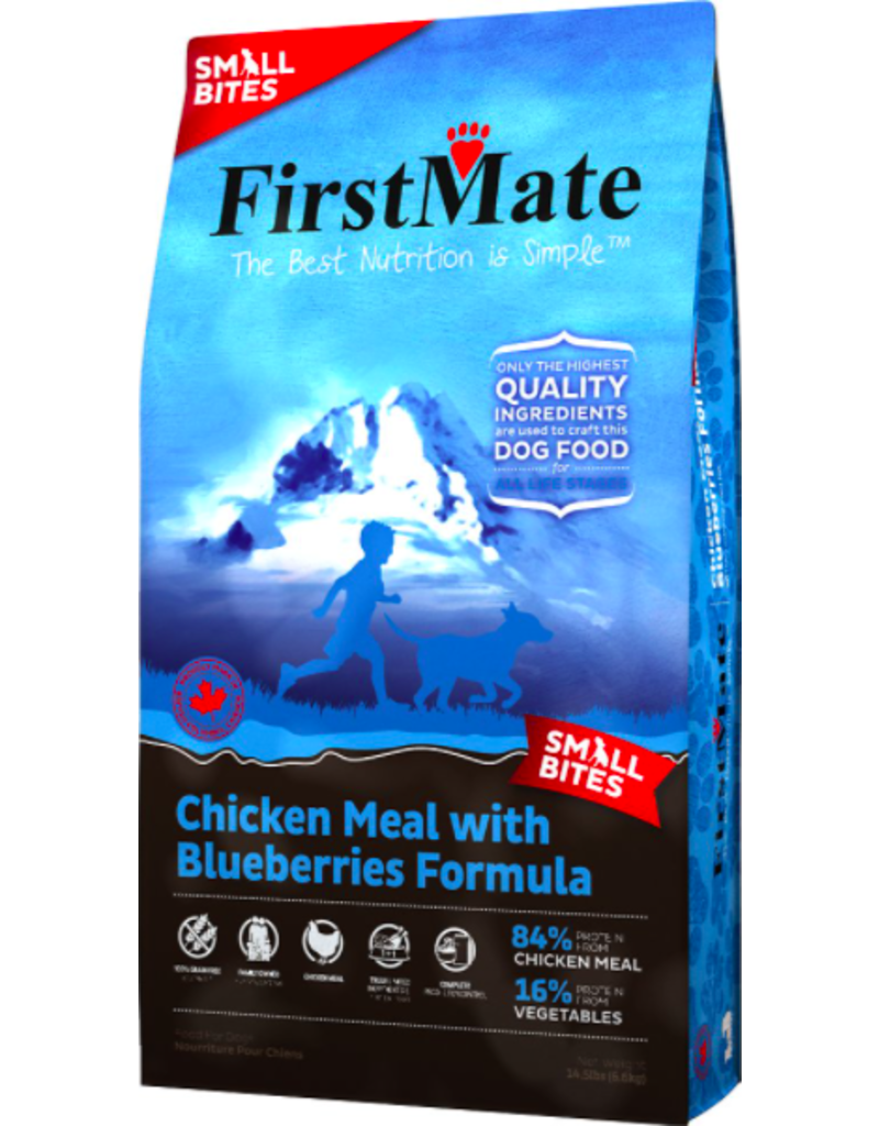 Firstmate FirstMate Grain-Free Dog Kibble Chicken with Blueberries Small Bites 12 lbs