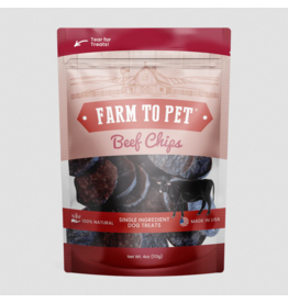 Farm to Pet Farm to Pet Dog Treats | Beef Chips 4 oz