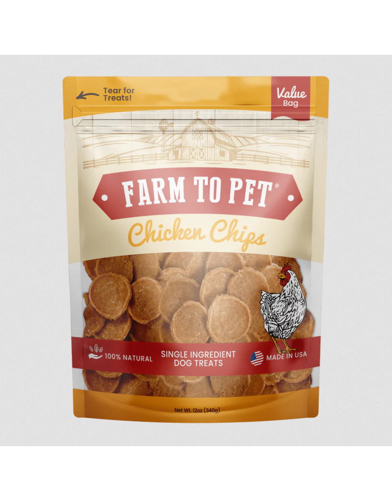 Farm to Pet Farm to Pet Dog Treats | Chicken Chips 12 oz