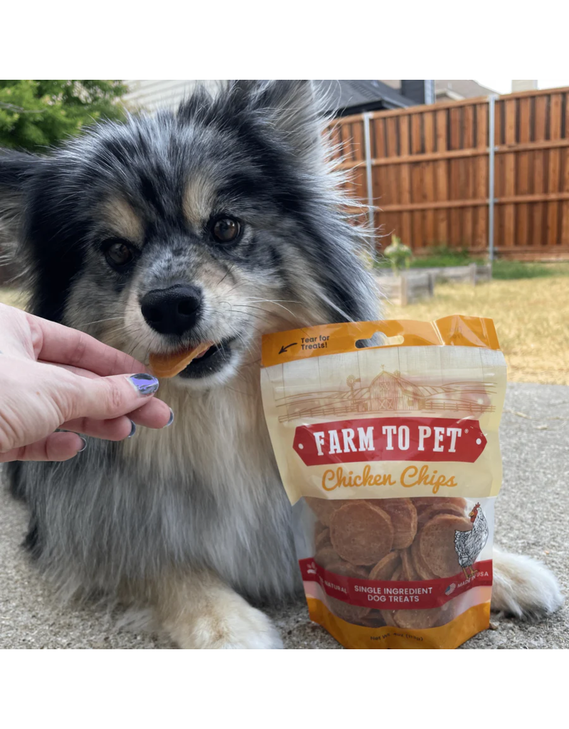 Farm to Pet Farm to Pet Dog Treats | Chicken Chips 4 oz