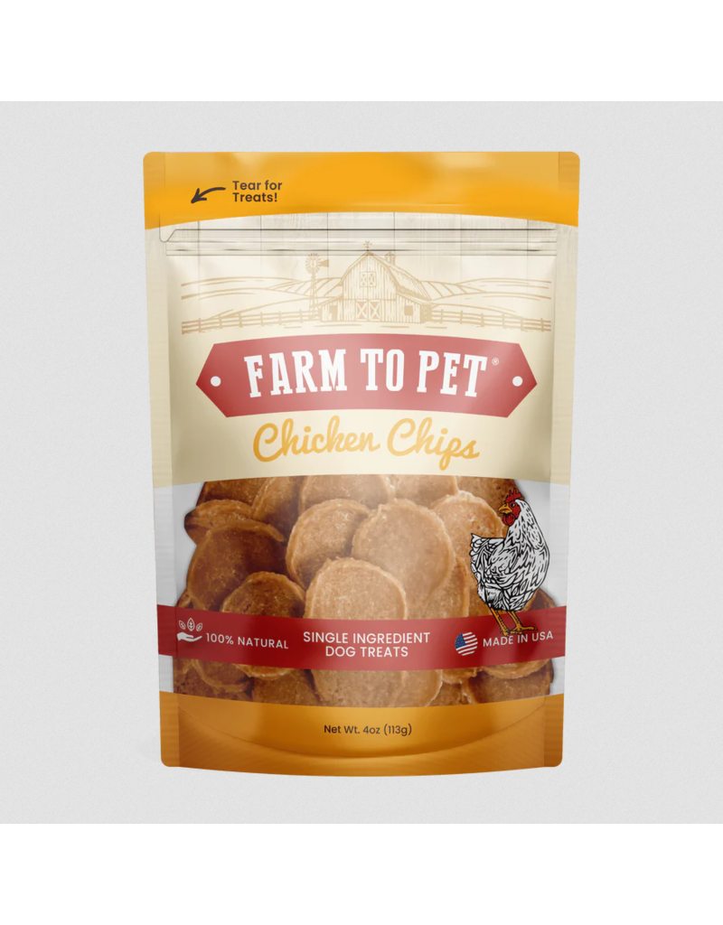Farm to Pet Farm to Pet Dog Treats | Chicken Chips 4 oz