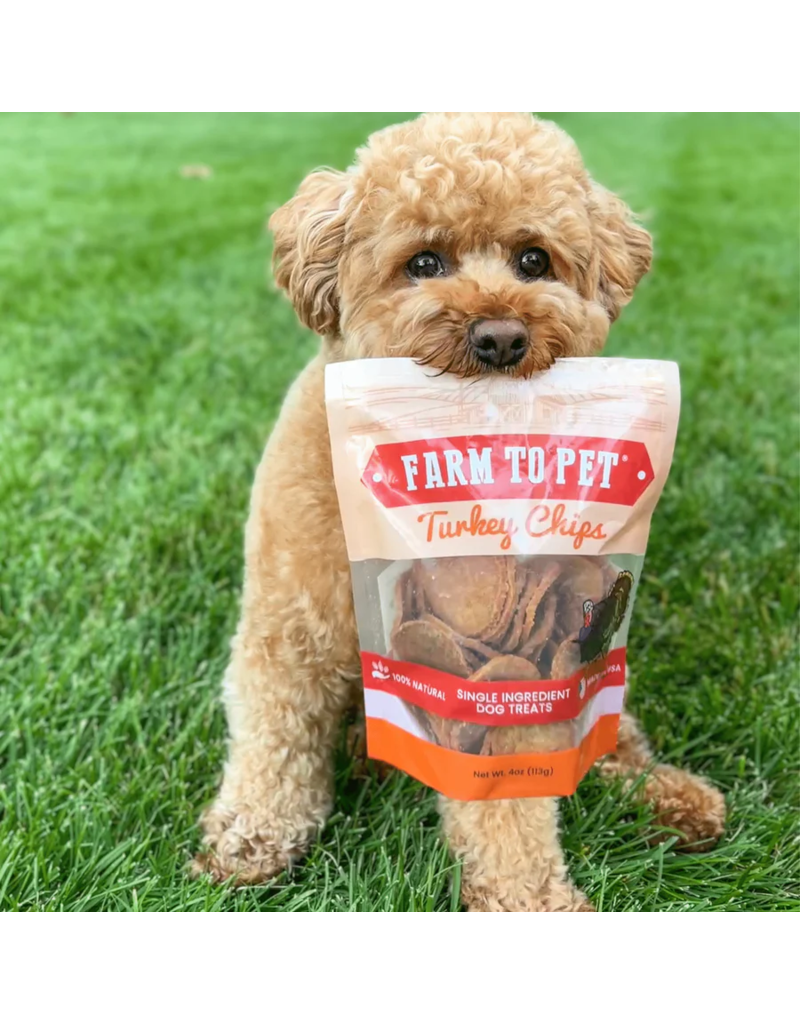 Farm to Pet Farm to Pet Dog Treats | Turkey Chips 4 oz