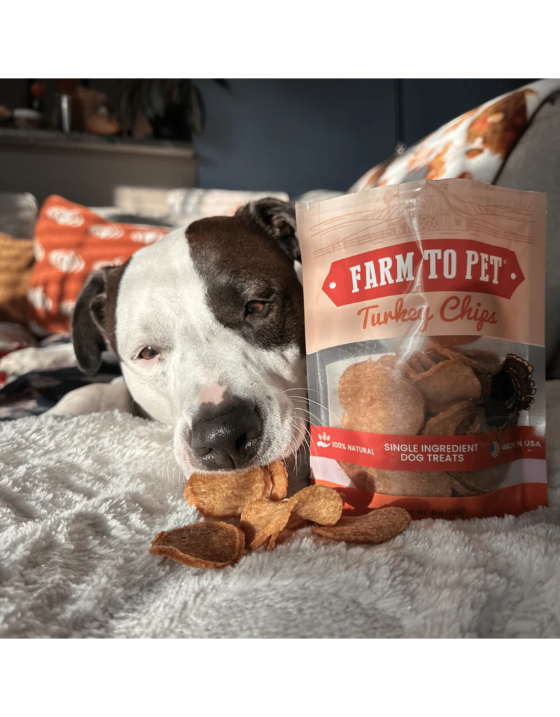 Farm to Pet Farm to Pet Dog Treats | Turkey Chips 4 oz