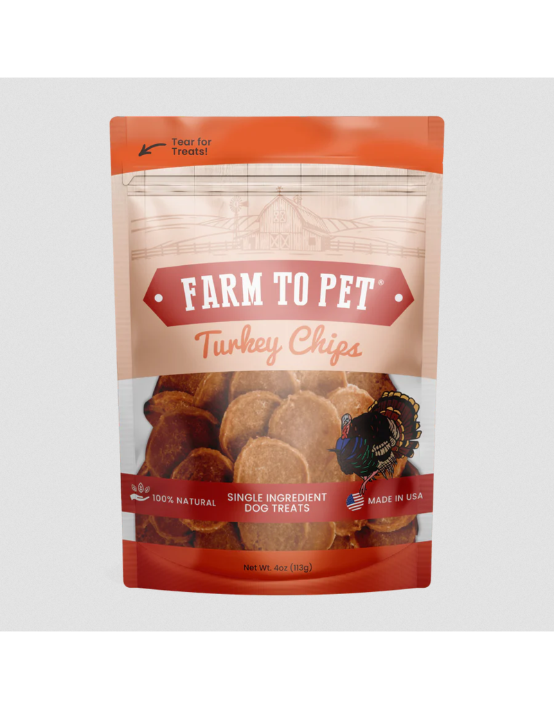 Farm to Pet Farm to Pet Dog Treats | Turkey Chips 4 oz