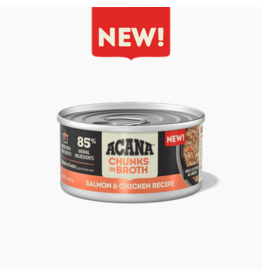 Acana Acana Canned Cat Food | Salmon & Chicken Chunks in Bone Broth 3 oz CASE/12