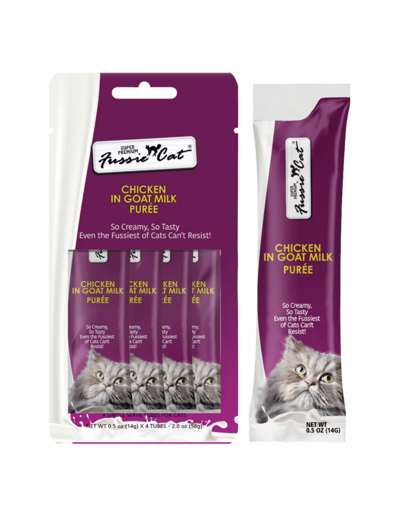 Fussie Cat Fussie Cat Puree Treats | Chicken in Goat Milk Puree 2 oz single