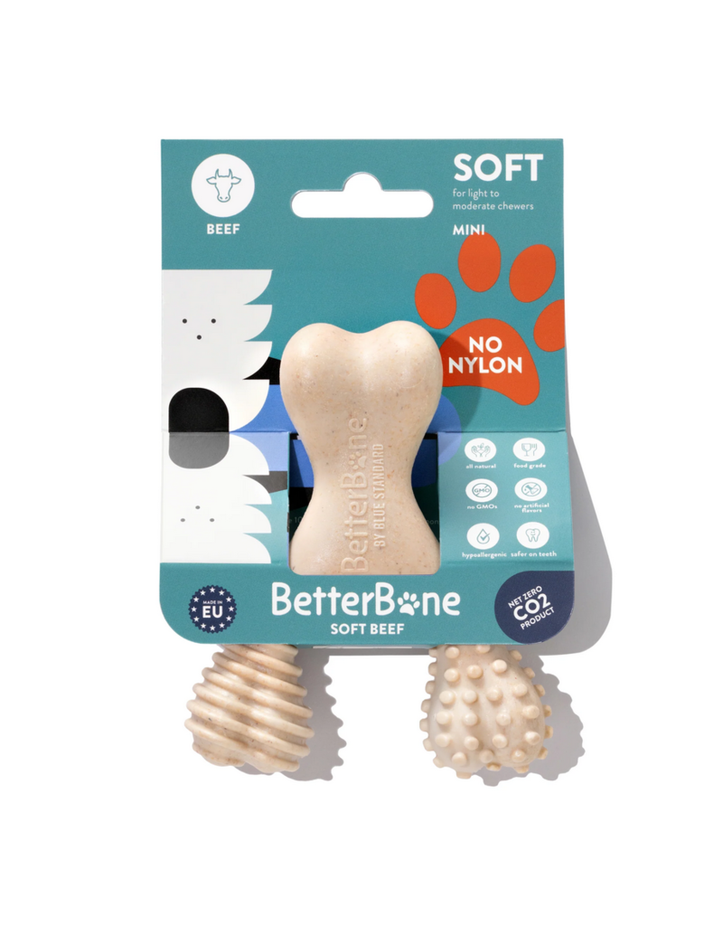 Better Bone Better Bone Chew Toy | Soft Beef Wishbone Mini